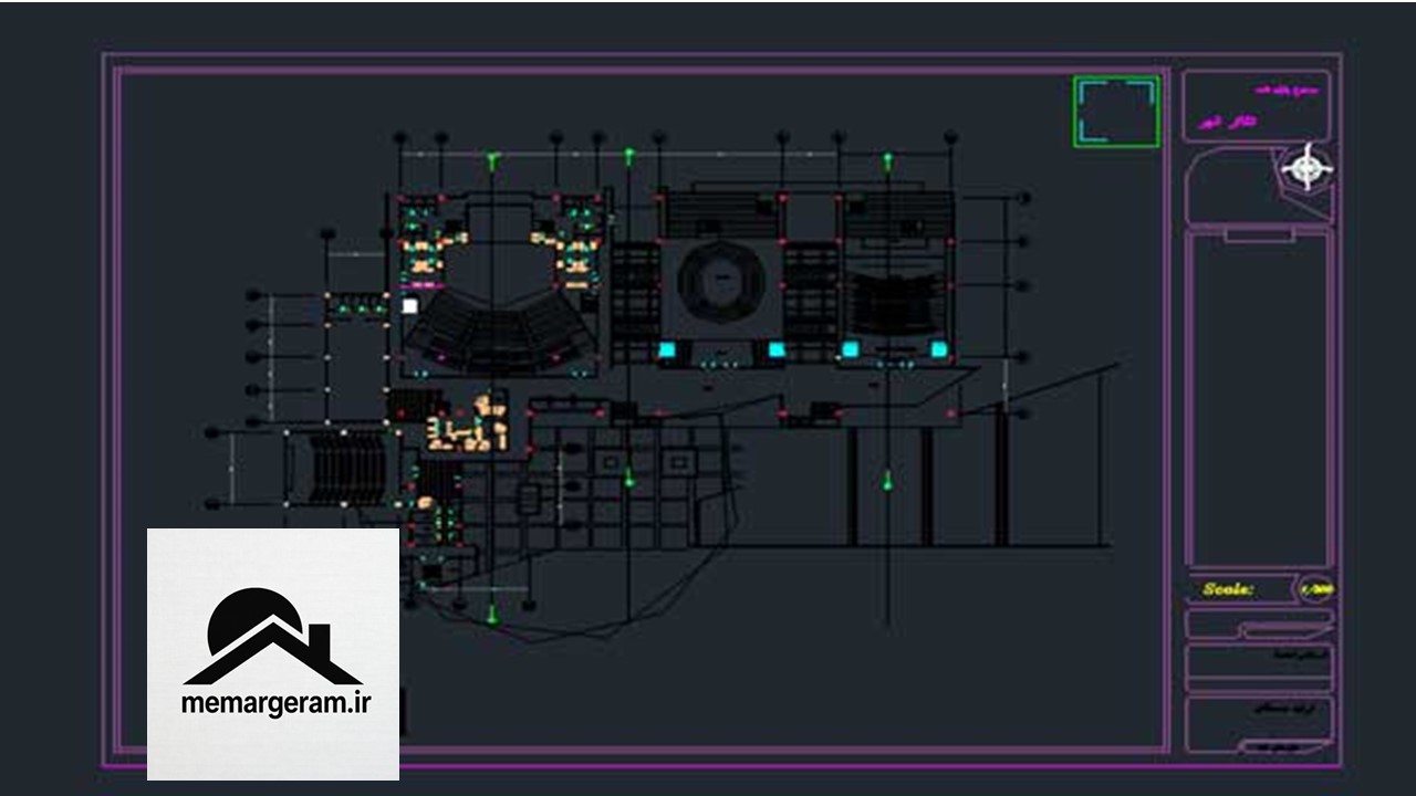 دانلود طرح کامل تئاتر شهر ایرانی