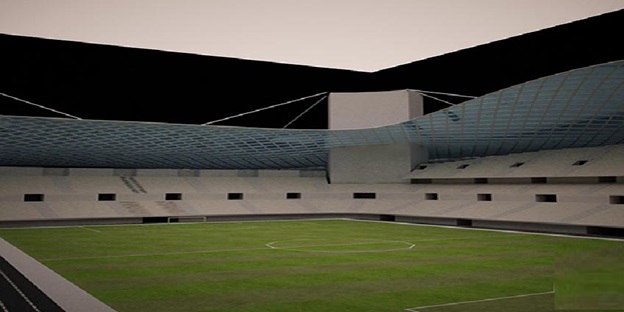 دانلود طرح کامل استادیوم فوتبال